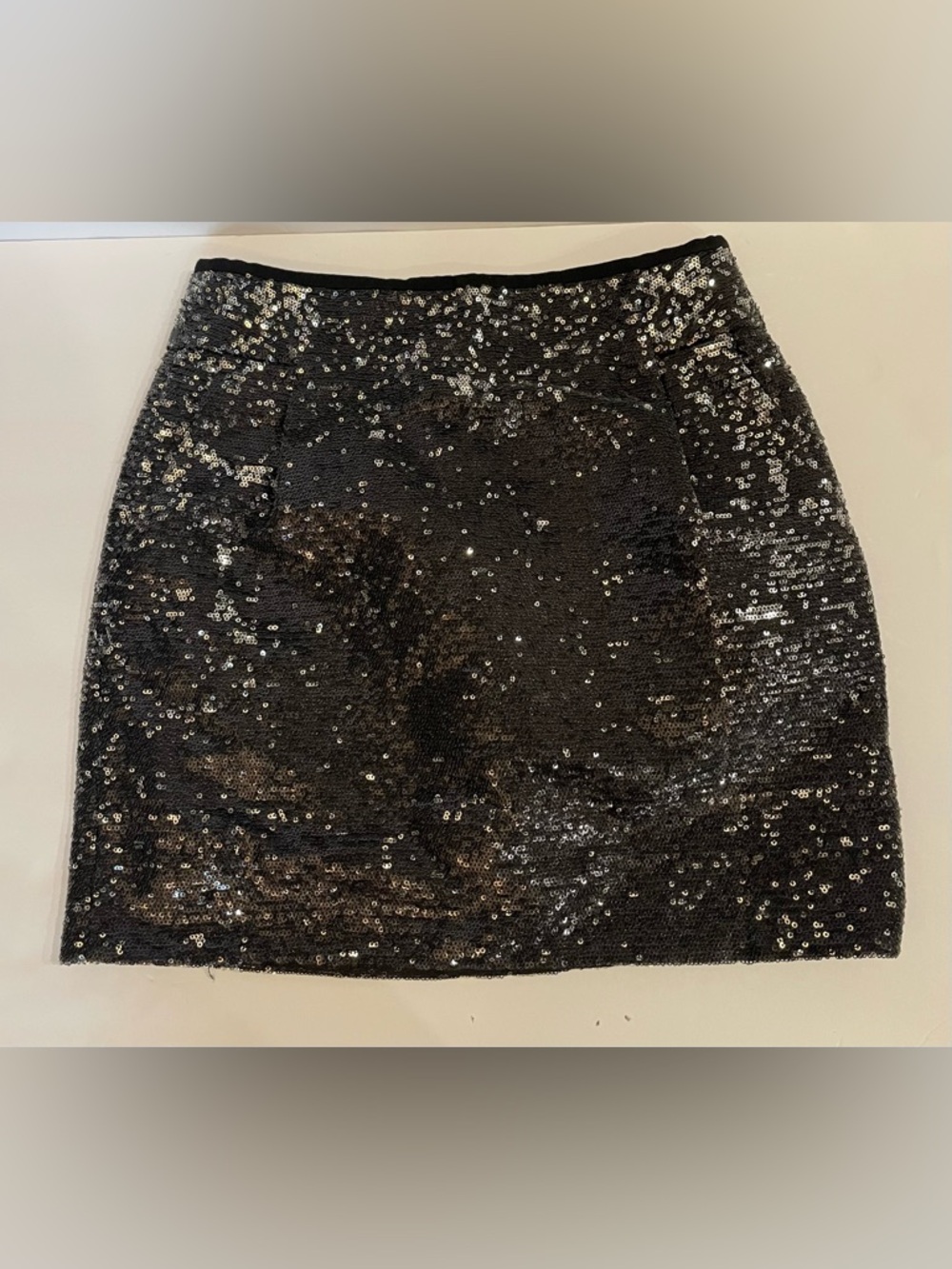 J.CREW Sequin Mini Skirt - Black